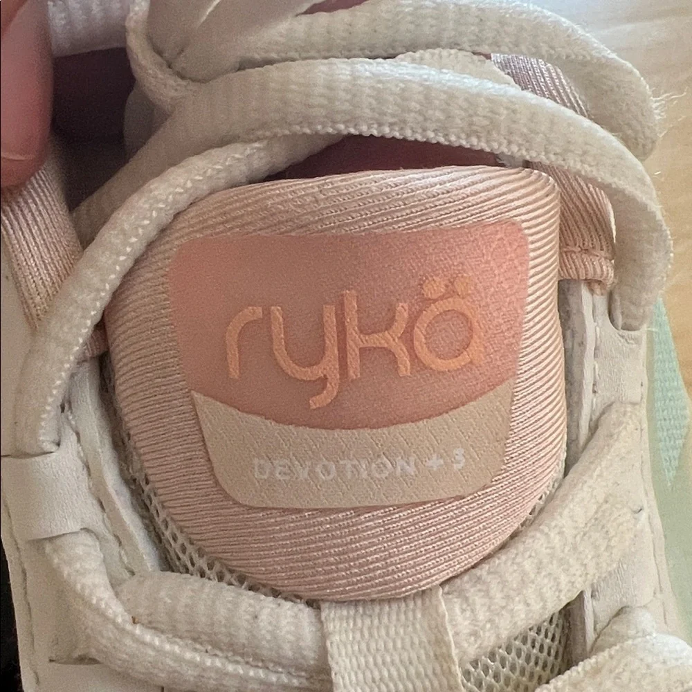 Ryka Women's White and Pastel Sneakers - Picture 3 of 6